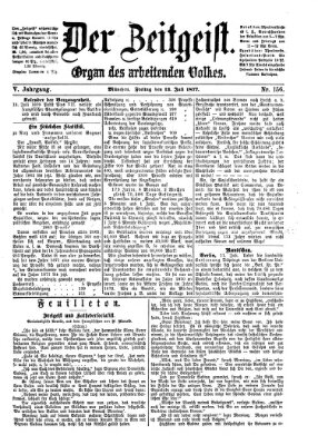 Der Zeitgeist Freitag 13. Juli 1877