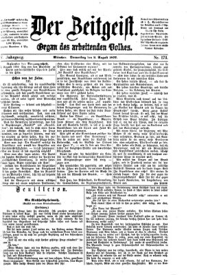 Der Zeitgeist Donnerstag 2. August 1877