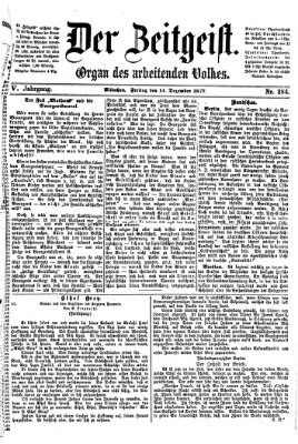 Der Zeitgeist Freitag 14. Dezember 1877