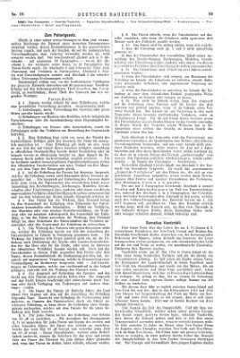 Deutsche Bauzeitung 〈Berlin〉 Mittwoch 7. März 1877