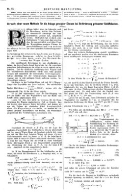 Deutsche Bauzeitung 〈Berlin〉 Samstag 21. April 1877