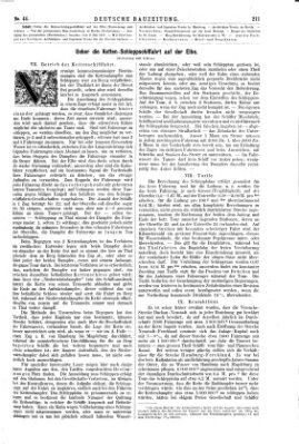 Deutsche Bauzeitung 〈Berlin〉 Samstag 2. Juni 1877