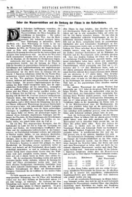 Deutsche Bauzeitung 〈Berlin〉 Samstag 14. Juli 1877