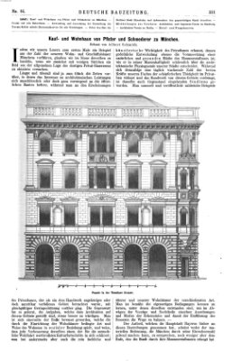 Deutsche Bauzeitung 〈Berlin〉 Samstag 11. August 1877