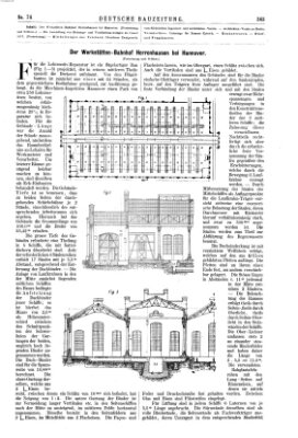 Deutsche Bauzeitung 〈Berlin〉 Samstag 15. September 1877