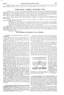 Deutsche Bauzeitung 〈Berlin〉 Mittwoch 3. Oktober 1877