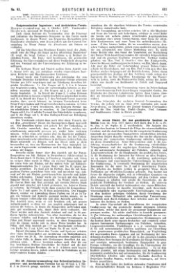 Deutsche Bauzeitung 〈Berlin〉 Mittwoch 17. Oktober 1877