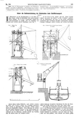 Deutsche Bauzeitung 〈Berlin〉 Samstag 29. Dezember 1877