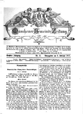 Münchener Gemeinde-Zeitung Donnerstag 8. Februar 1877