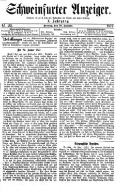 Schweinfurter Anzeiger Freitag 26. Januar 1877