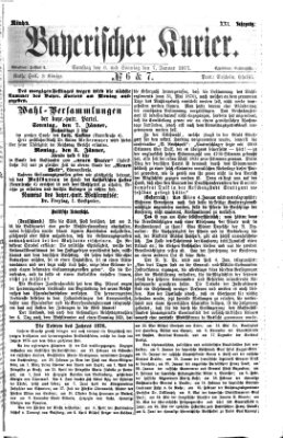 Bayerischer Kurier Samstag 6. Januar 1877