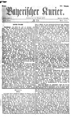 Bayerischer Kurier Freitag 19. Januar 1877