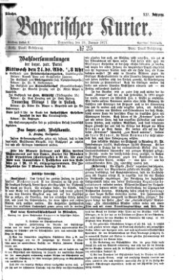 Bayerischer Kurier Donnerstag 25. Januar 1877