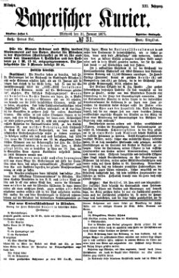 Bayerischer Kurier Mittwoch 31. Januar 1877