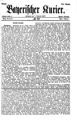 Bayerischer Kurier Mittwoch 7. Februar 1877