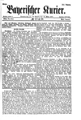 Bayerischer Kurier Sonntag 18. März 1877