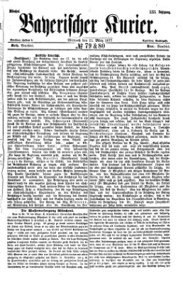 Bayerischer Kurier Mittwoch 21. März 1877