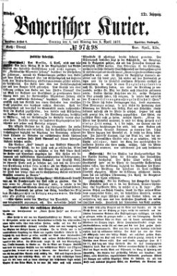 Bayerischer Kurier Montag 9. April 1877