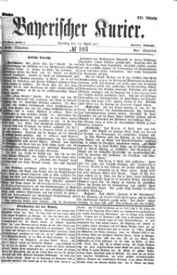 Bayerischer Kurier Samstag 14. April 1877