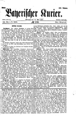 Bayerischer Kurier Mittwoch 16. Mai 1877