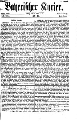 Bayerischer Kurier Freitag 25. Mai 1877