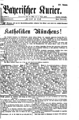 Bayerischer Kurier Freitag 1. Juni 1877