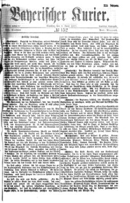 Bayerischer Kurier Samstag 2. Juni 1877