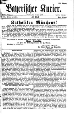 Bayerischer Kurier Samstag 9. Juni 1877