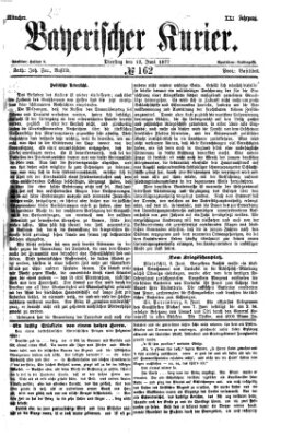 Bayerischer Kurier Dienstag 12. Juni 1877