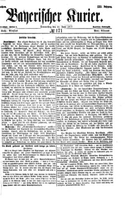 Bayerischer Kurier Donnerstag 21. Juni 1877