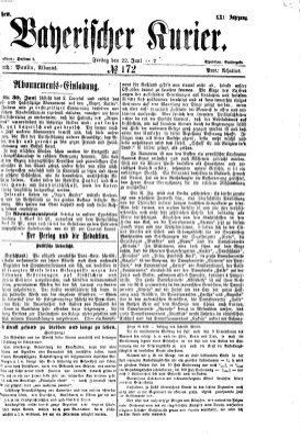 Bayerischer Kurier Freitag 22. Juni 1877