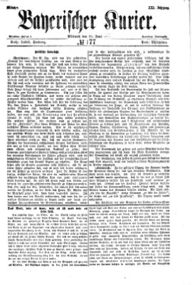 Bayerischer Kurier Mittwoch 27. Juni 1877