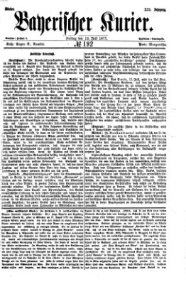 Bayerischer Kurier Freitag 13. Juli 1877