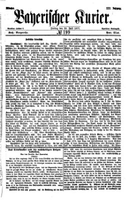 Bayerischer Kurier Freitag 20. Juli 1877