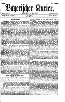 Bayerischer Kurier Mittwoch 25. Juli 1877