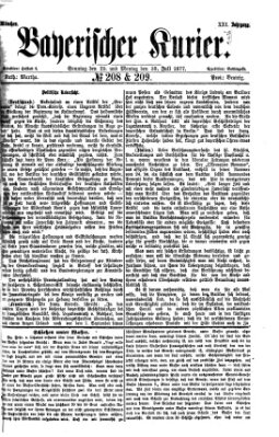 Bayerischer Kurier Montag 30. Juli 1877