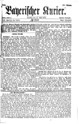 Bayerischer Kurier Dienstag 31. Juli 1877