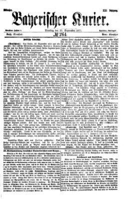 Bayerischer Kurier Dienstag 25. September 1877