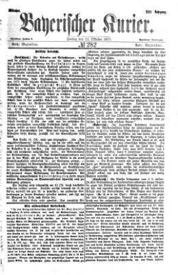 Bayerischer Kurier Freitag 12. Oktober 1877