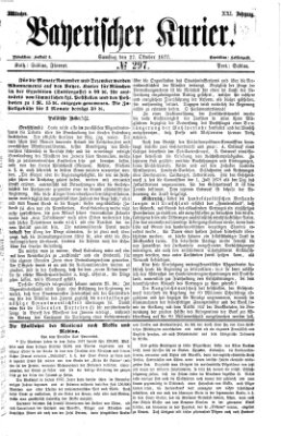 Bayerischer Kurier Samstag 27. Oktober 1877