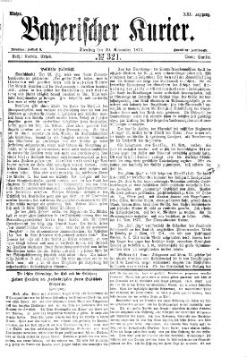 Bayerischer Kurier Dienstag 20. November 1877