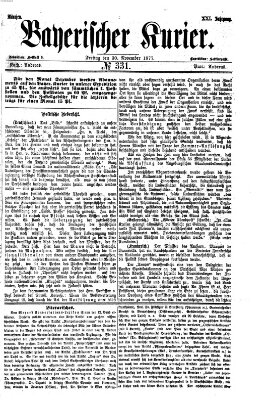 Bayerischer Kurier Freitag 30. November 1877