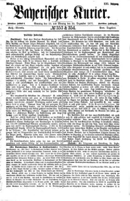 Bayerischer Kurier Montag 24. Dezember 1877