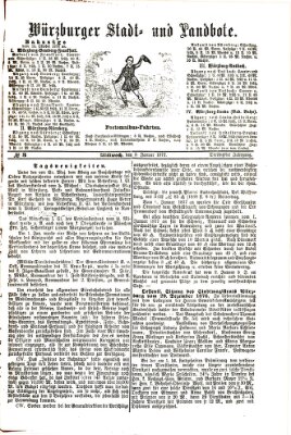 Würzburger Stadt- und Landbote Mittwoch 3. Januar 1877