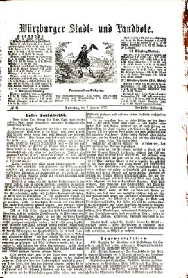 Würzburger Stadt- und Landbote Samstag 6. Januar 1877