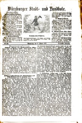Würzburger Stadt- und Landbote Samstag 20. Januar 1877
