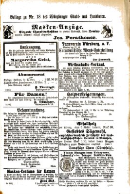 Würzburger Stadt- und Landbote Samstag 20. Januar 1877