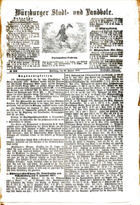 Würzburger Stadt- und Landbote Freitag 26. Januar 1877