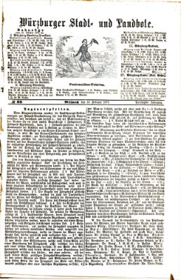 Würzburger Stadt- und Landbote Mittwoch 14. Februar 1877