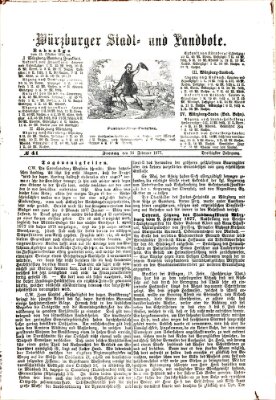 Würzburger Stadt- und Landbote Freitag 16. Februar 1877